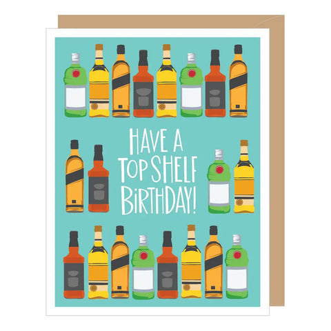 Top Shelf Birthday Card