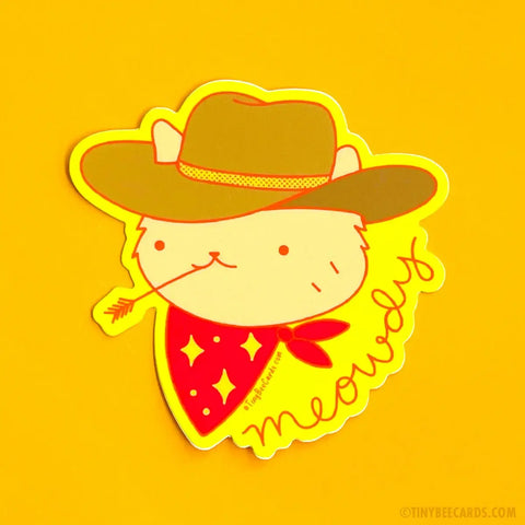 Meowdy Sticker