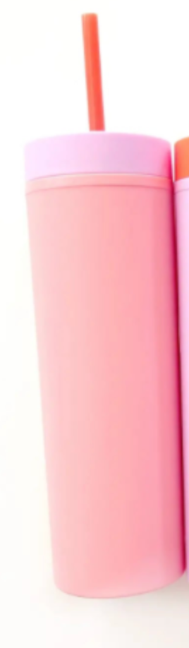 Matte Color Blocked Tumblers