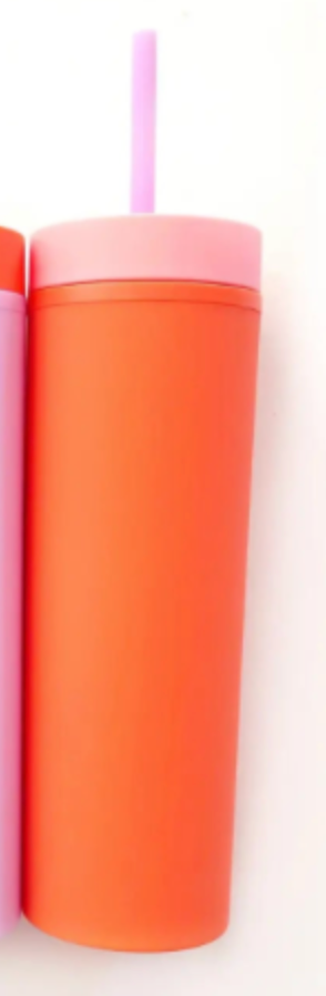 Matte Color Blocked Tumblers