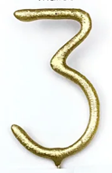 Big Golden Sparkle Candle Wand
