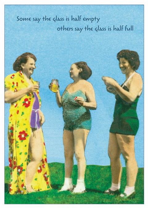 Glass Half Full Card