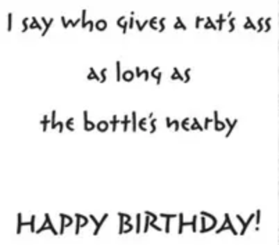 Glass Half Full Card