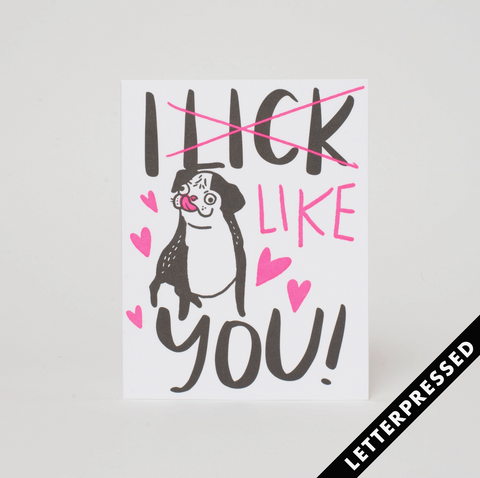 I lick You Card