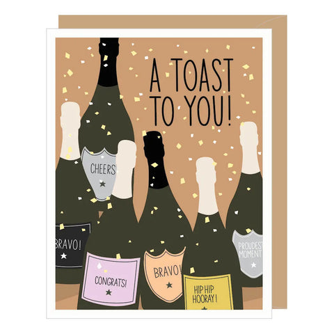 Champagne Toast Card
