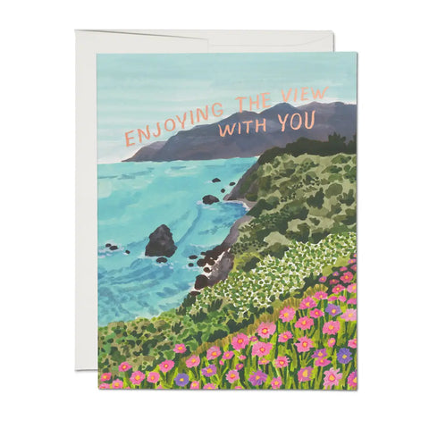 Enjoying the View Love Card