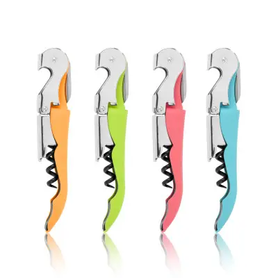 Truetap™: Soft-Touch Double-Hinged Corkscrew