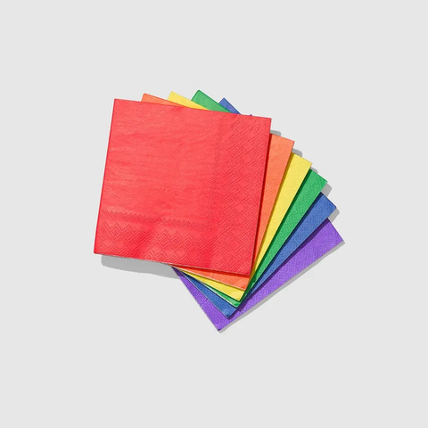 Make It Rainbow Cocktail Napkins