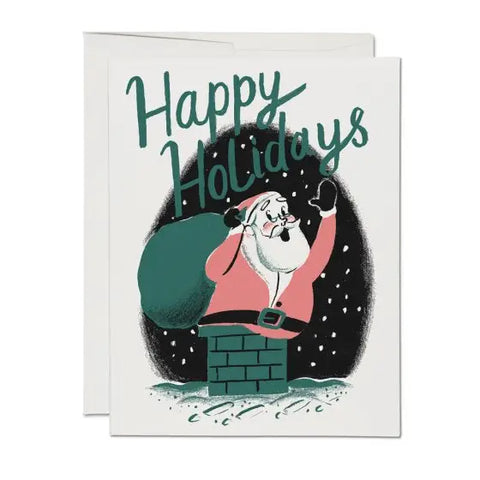 Santa chimney Holiday Boxed