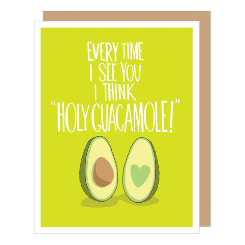 Holy Guacamole Valentine's Card