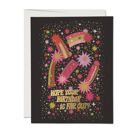 Comets Birthday Card