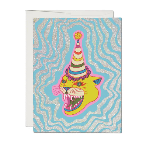 Party Hat Cat Card