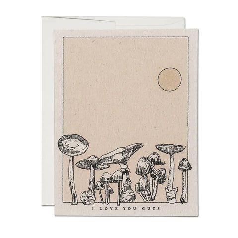 Mushroom Love Card