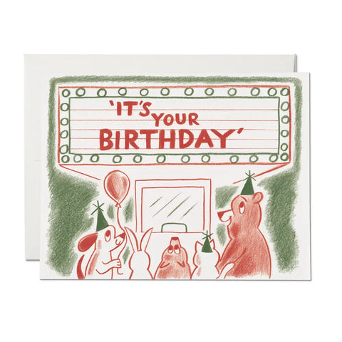 Birthday Marquee Card