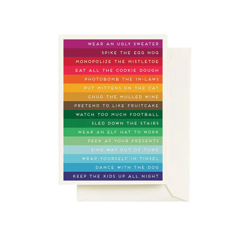 Seasonal Stripes Holiday Cards