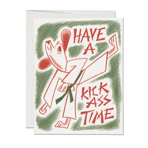 Kick Ass Birthday Card