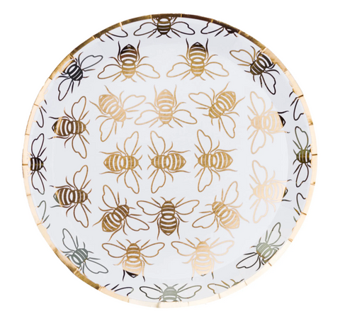 Hey Bae-Bee - Paper Dessert Plates - 8 pk