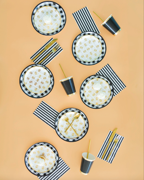 Hey Bae-Bee - Paper Dessert Plates - 8 pk