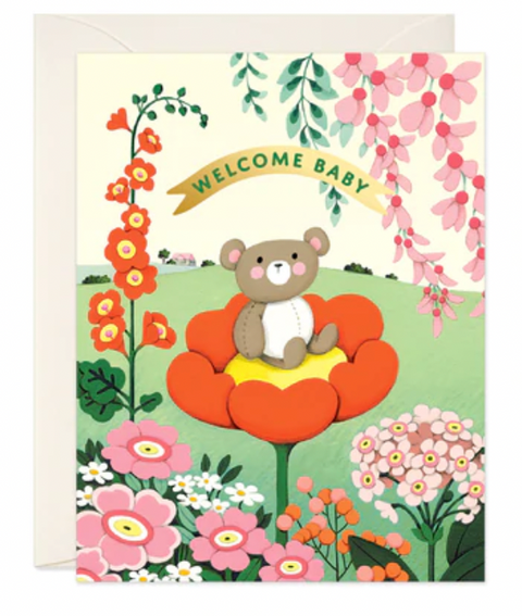 Teddy Bear Baby Card