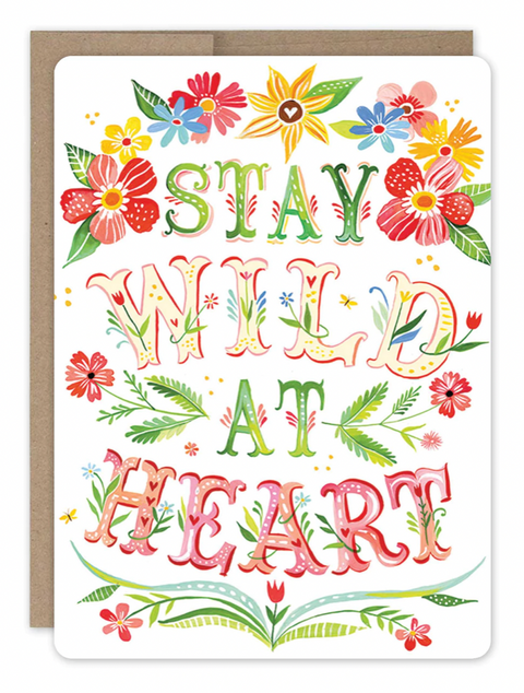 Stay Wild Birthday Card