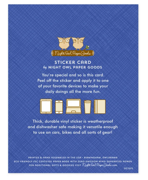 Big Dill Graduation Sticker Card