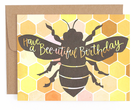 Bee-utiful Birthday Card