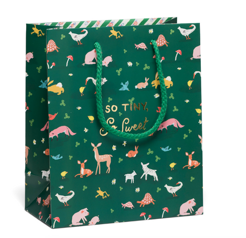 Tiny Animals Foil SM Gift Bag