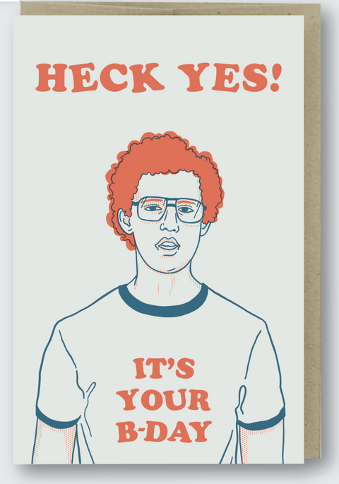 Heck Yes Birthday Card