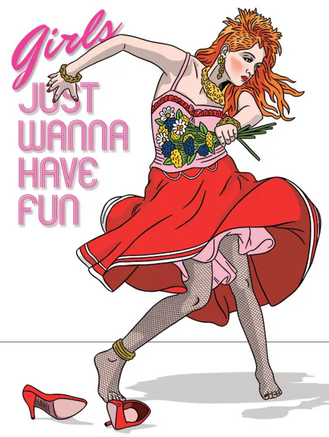 Cyndi Lauper Happy Birthday Card