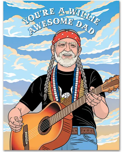 Willie Awesome Dad Card
