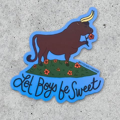 Let Boys Be Sweet Sticker