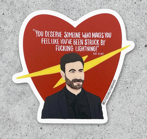 Roy Kent Lightning Sticker