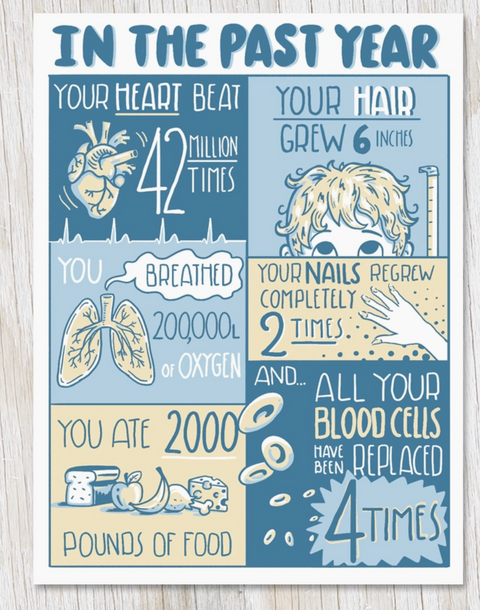 A Year of You Birthday Anniversary Card