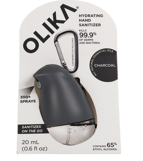 Hydrating Hand Sani Clip-on Charcoal 20mL