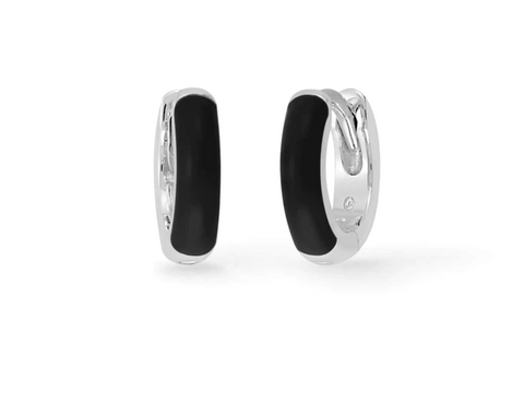 Mini Huggie Hoops With Color