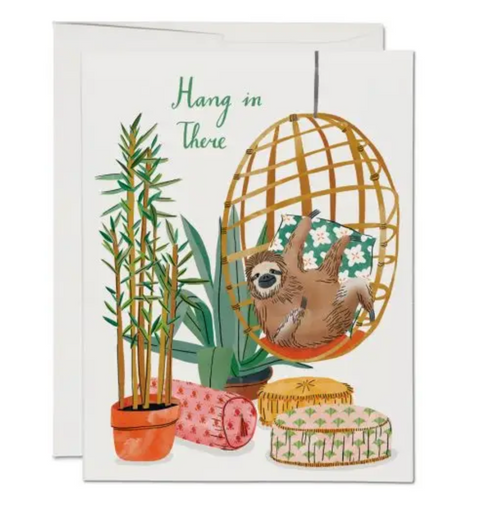 Chair Sloth - Greeting Cards