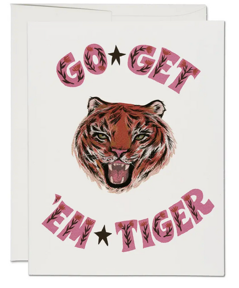 Go Get Em Tiger - Greeting Cards