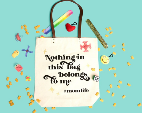 Hashtag Mom Life Tote Bag Funny Parent Baby Gift