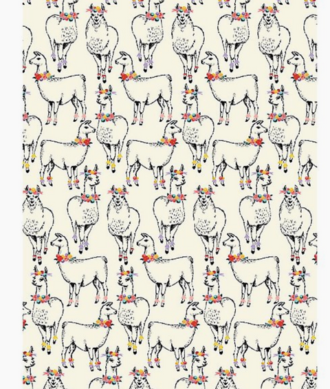 Floral Llama Wrap