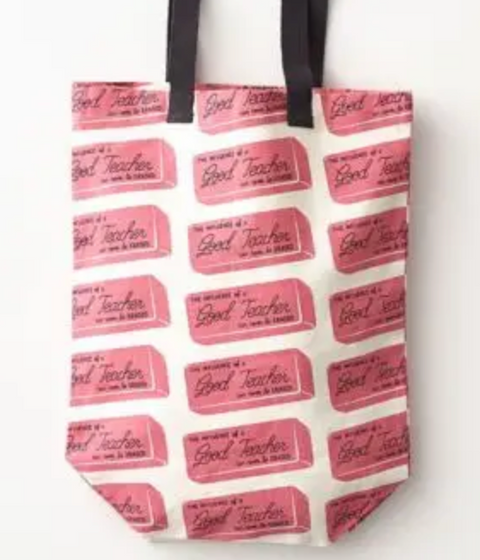 Good Teacher Eraser Tote Bag