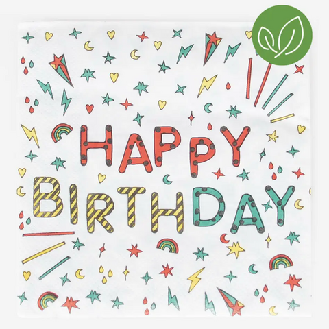 Happy Birthday Napkins