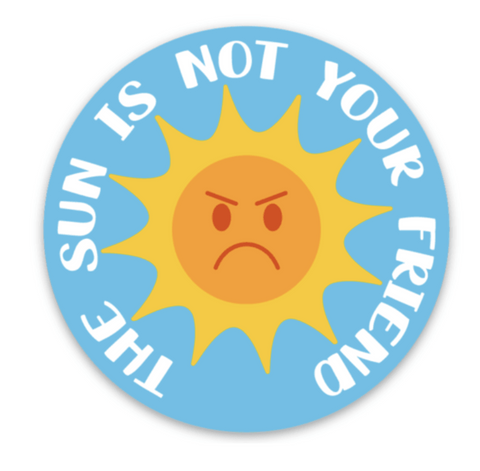Unfriendly Sun Decal