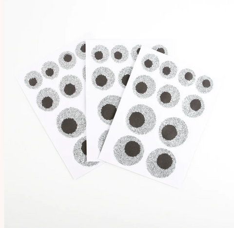Glitter Eyeball Stickers