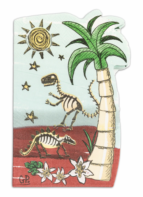 Dinosaur Skeleton Napkins