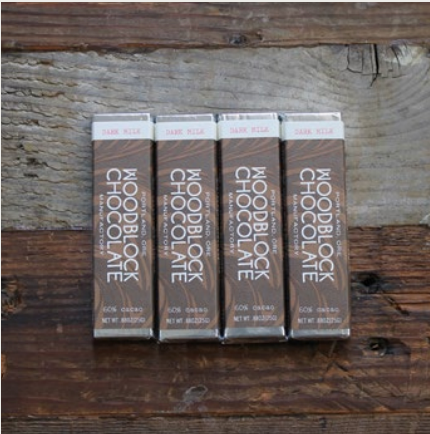 Dark Milk Woodblock Chocolate