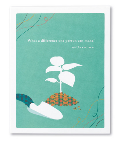 What a difference Card