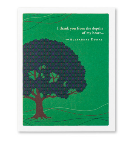 Thank you from the Depths Card