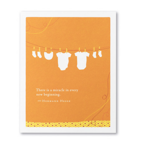 Miracle in Every New Beginning Card