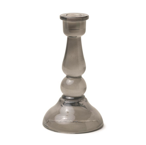 Tall Glass Taper Holder