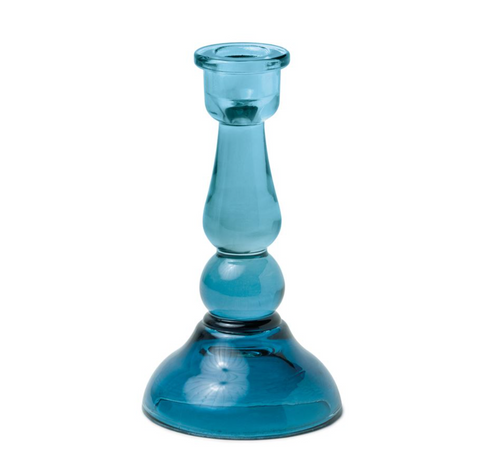 Tall Glass Taper Holder